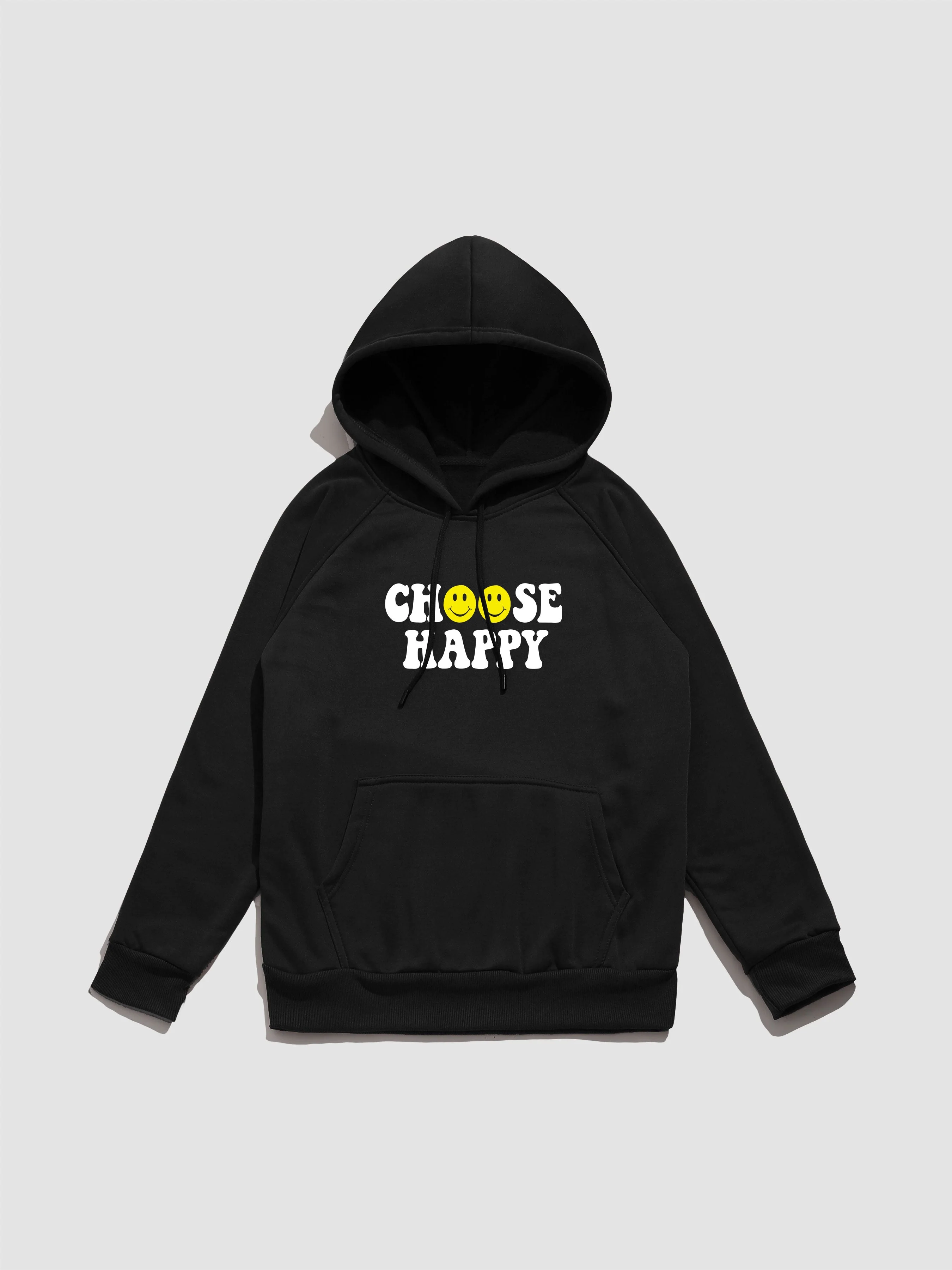 Quintin | Smiley Slogan Print Hoodie - Image 2