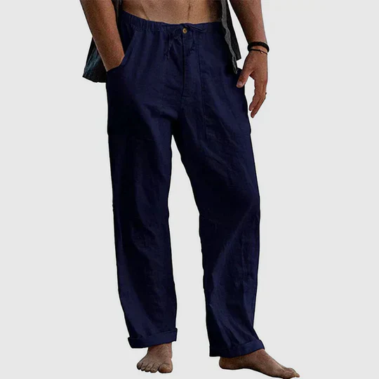 Quirico® | Linen Trousers With Drawstring - Image 4