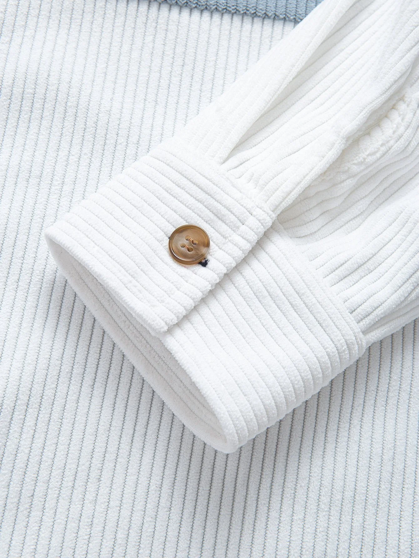 Rafael® | Color Block Corduroy Shirt With Pockets - Image 8