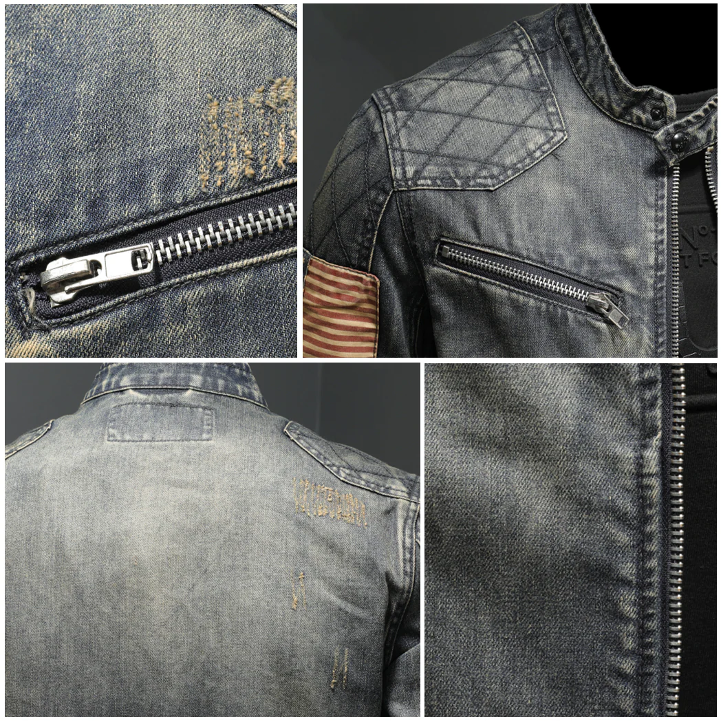 Rafael® | Rider jacket denim vintage - Image 3