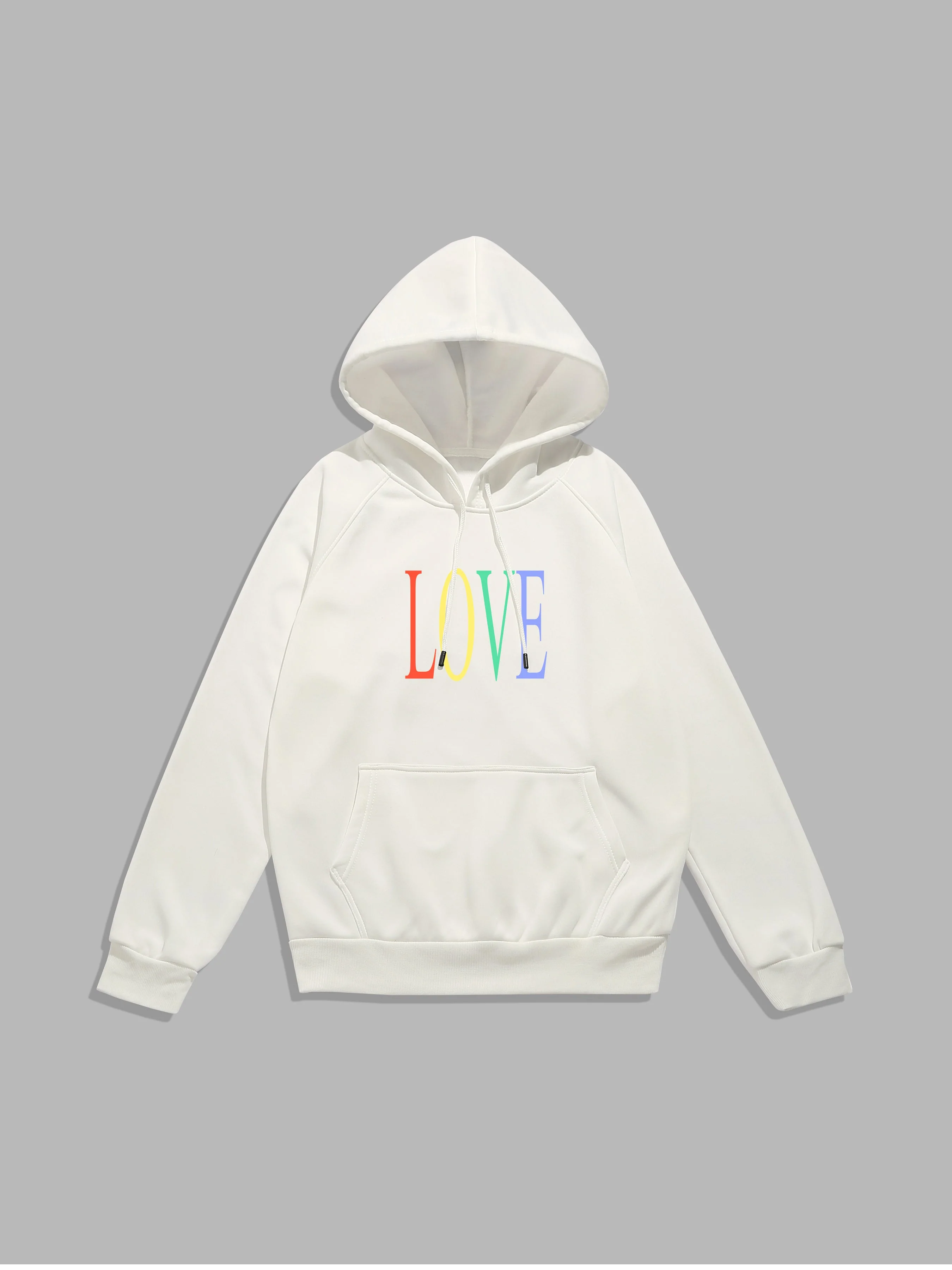 Rafferty | Colorful Love Print Hoodie - Image 3