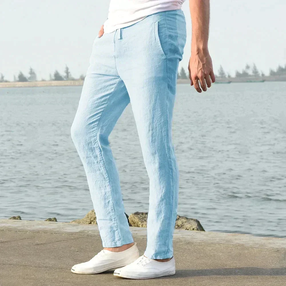 Raimundo® | Linen Trousers With Drawstring, Breathable And Relaxed - Image 4