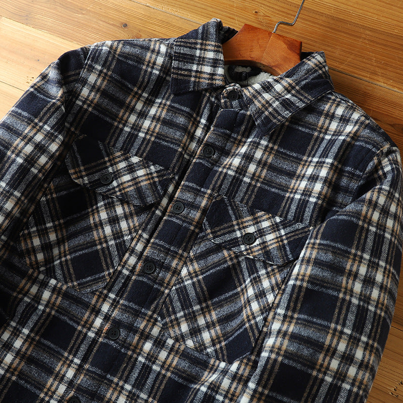 Raimundo® | Outlander Flannel Sherpa Jacket - Image 4