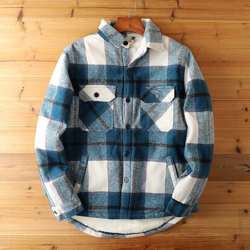 Raimundo® | Outlander Flannel Sherpa Jacket - Image 9