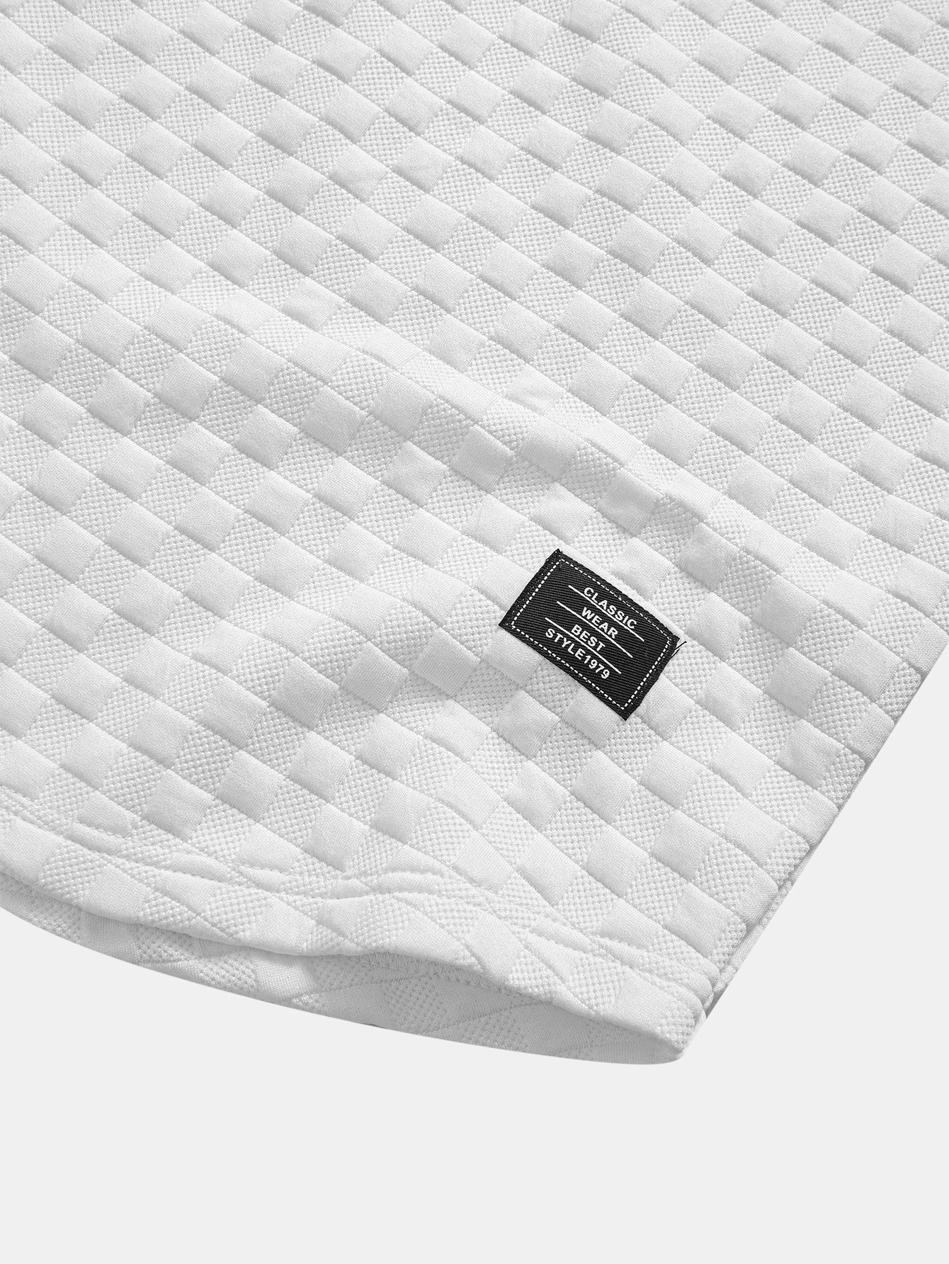 Ralph® | Checkerboard Jacquard Arc Hem Hooded T-Shirt & Checkerboard Jacquard Shorts - Image 19