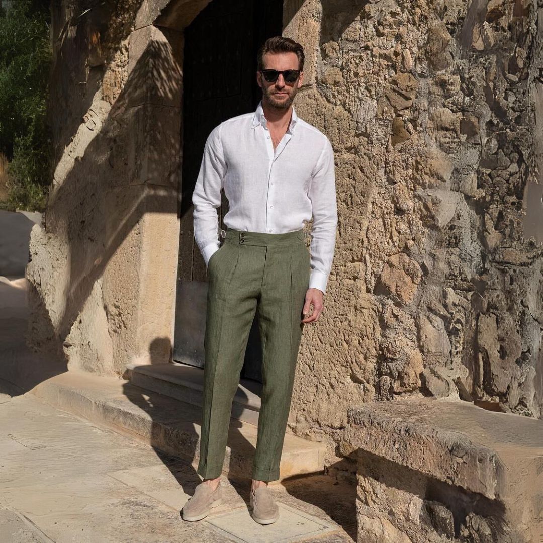 Ramiro | Gold Coast Linen Pantalon - Image 4