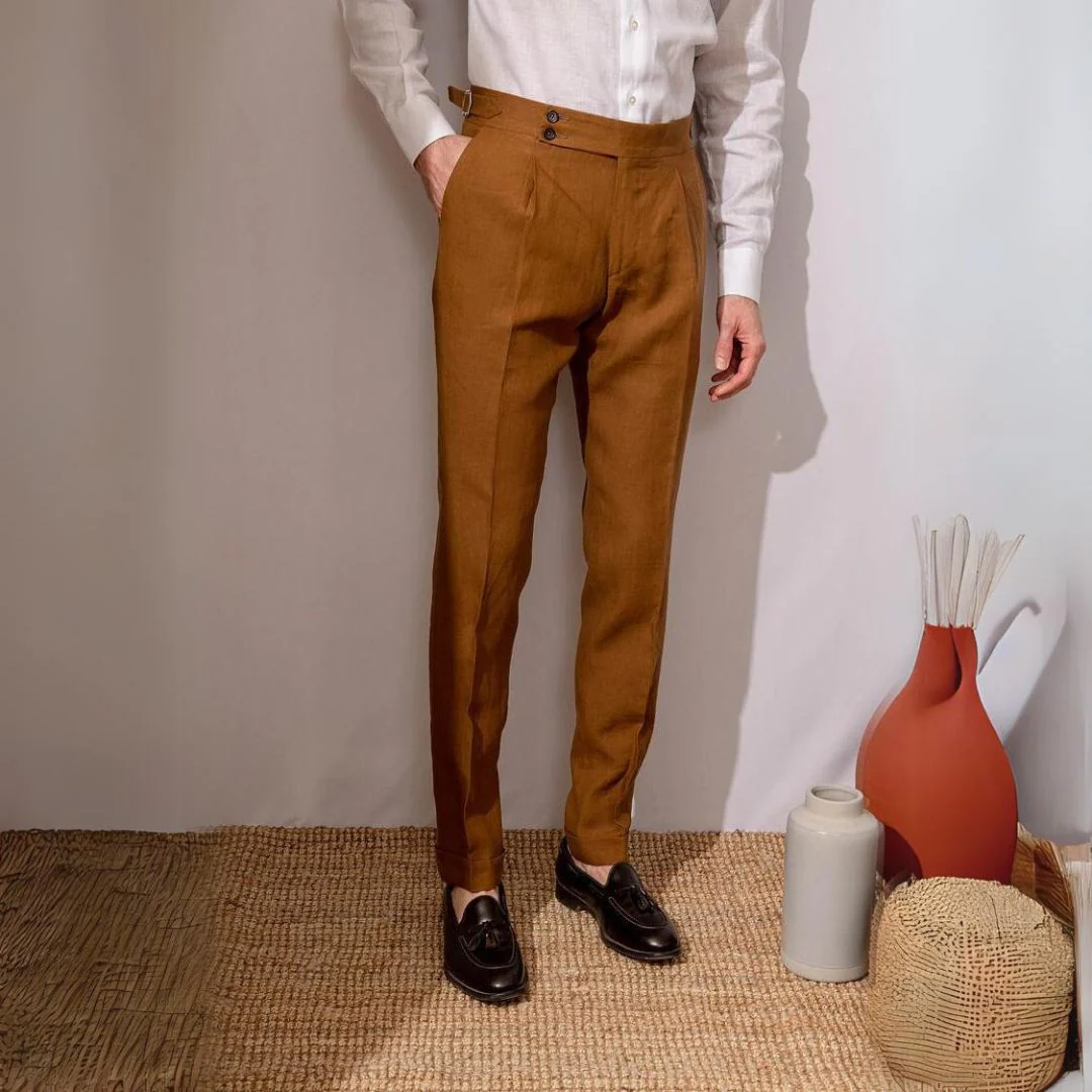 Ramiro | Gold Coast Linen Pantalon - Image 6