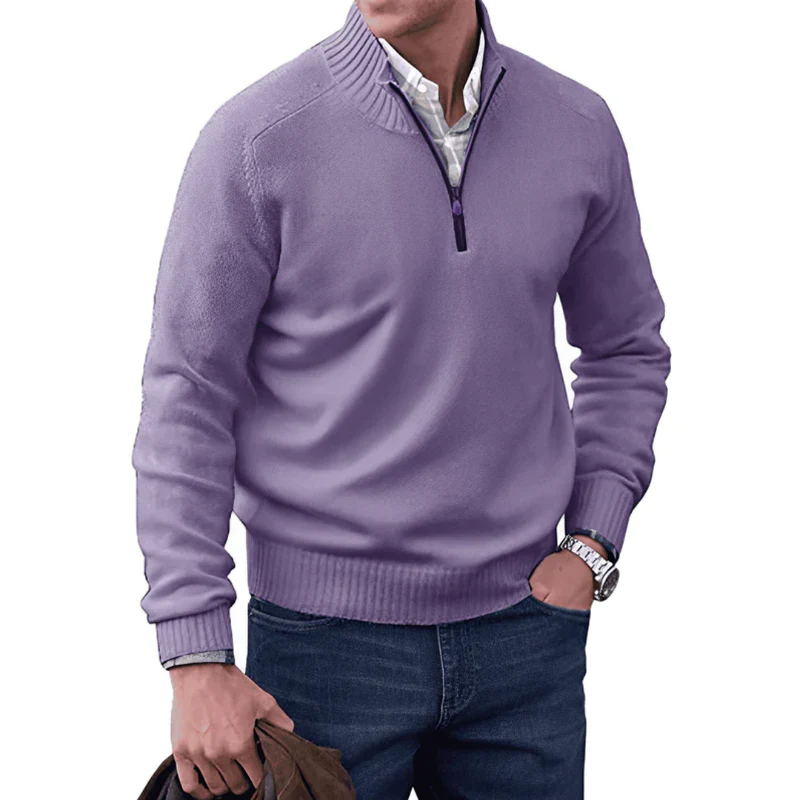 Raphael® | Cashmere Sweater With Zipper - Image 5