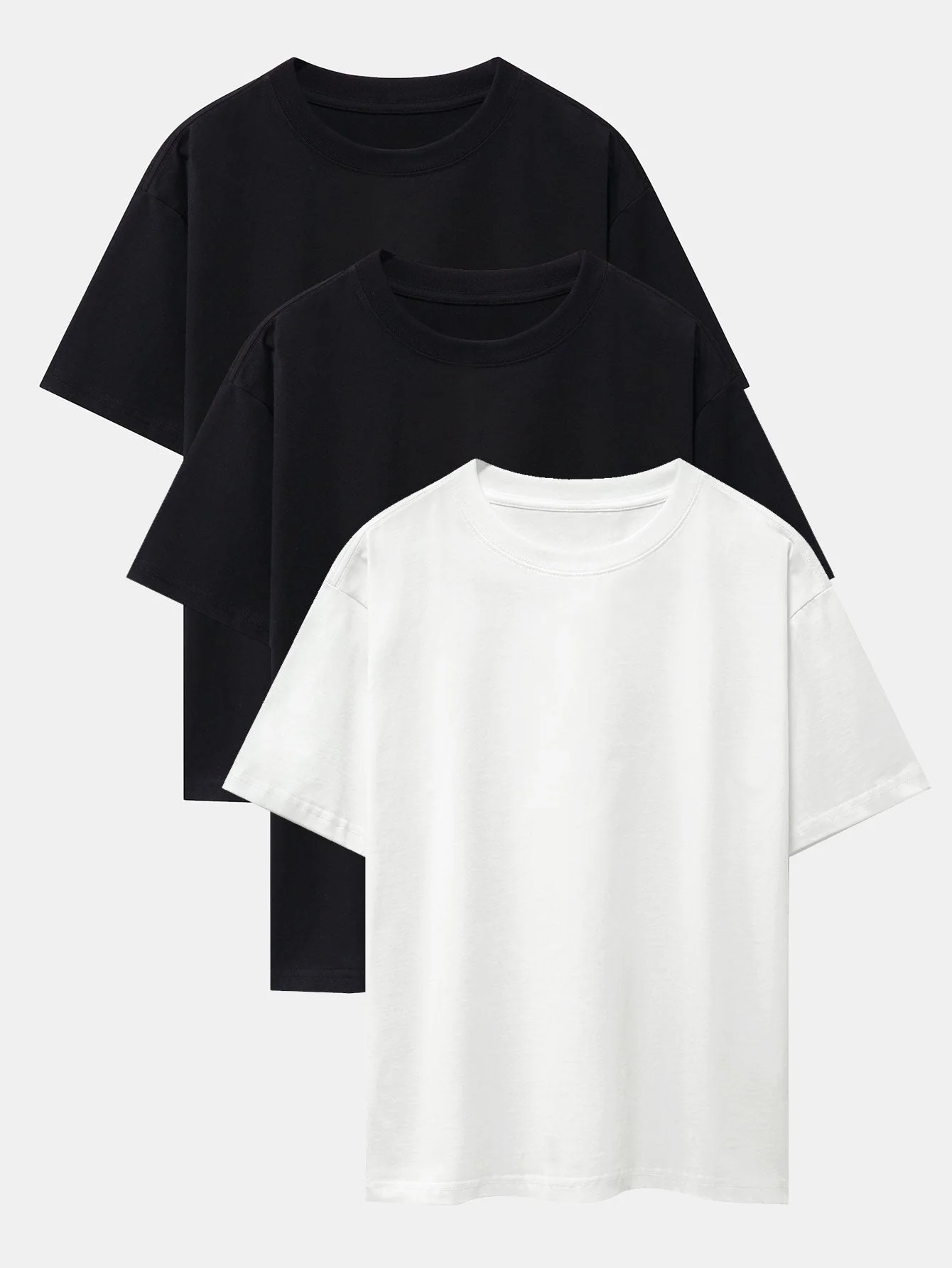 Raul® | 3 Pieces Basic Heavy Weight Drop Shoulder Oversize T-Shirts - Image 7