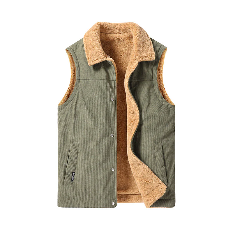 Raúl® | Sherpa-Lined Corduroy Vest - Image 3