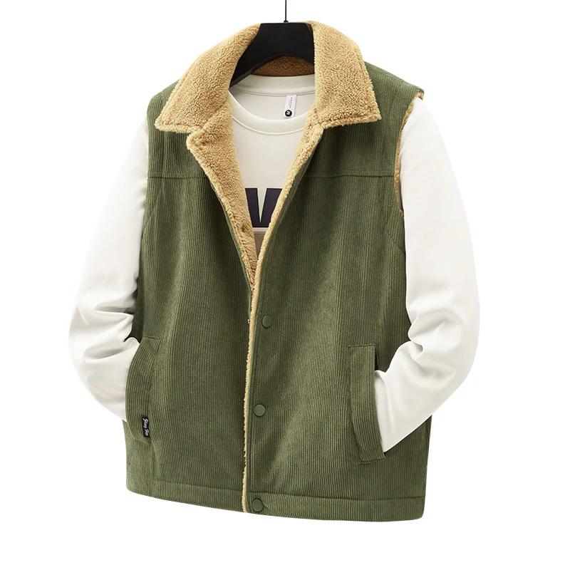Raúl® | Sherpa-Lined Corduroy Vest - Image 4