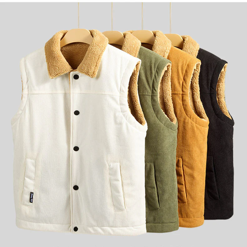 Raúl® | Sherpa-Lined Corduroy Vest - Image 9