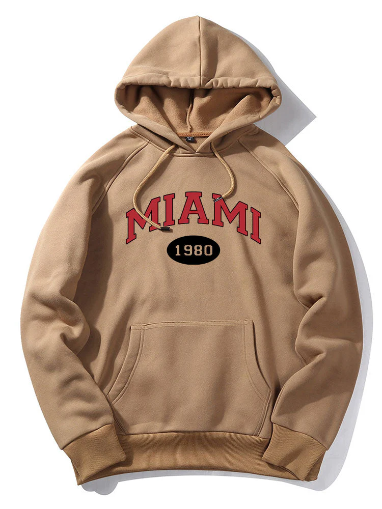 Raul | Miami Letter Print Hoodie - Image 4