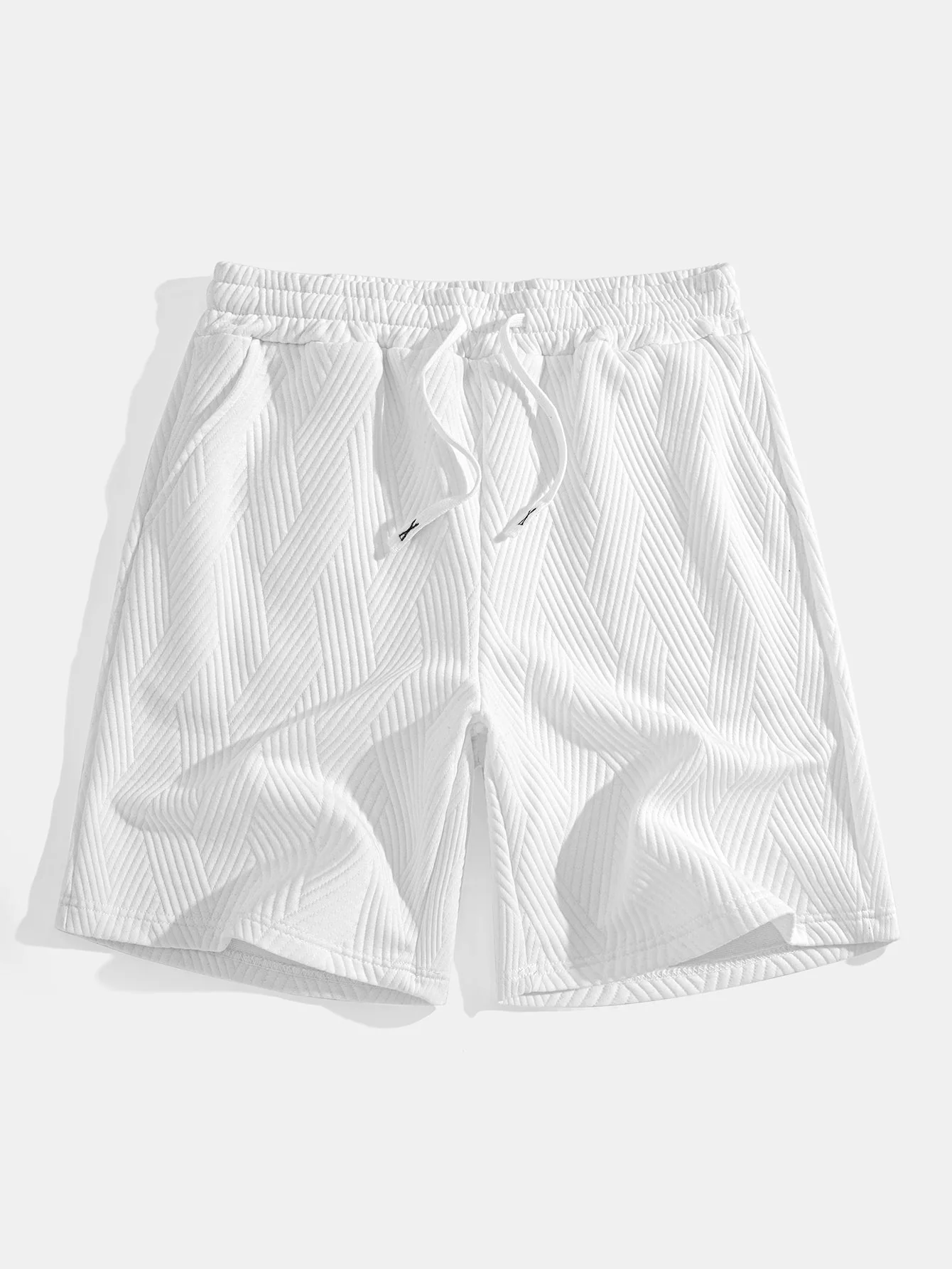 Raymond® | Striped Jacquard Sleeveless Hooded T-Shirt & Shorts - Image 13