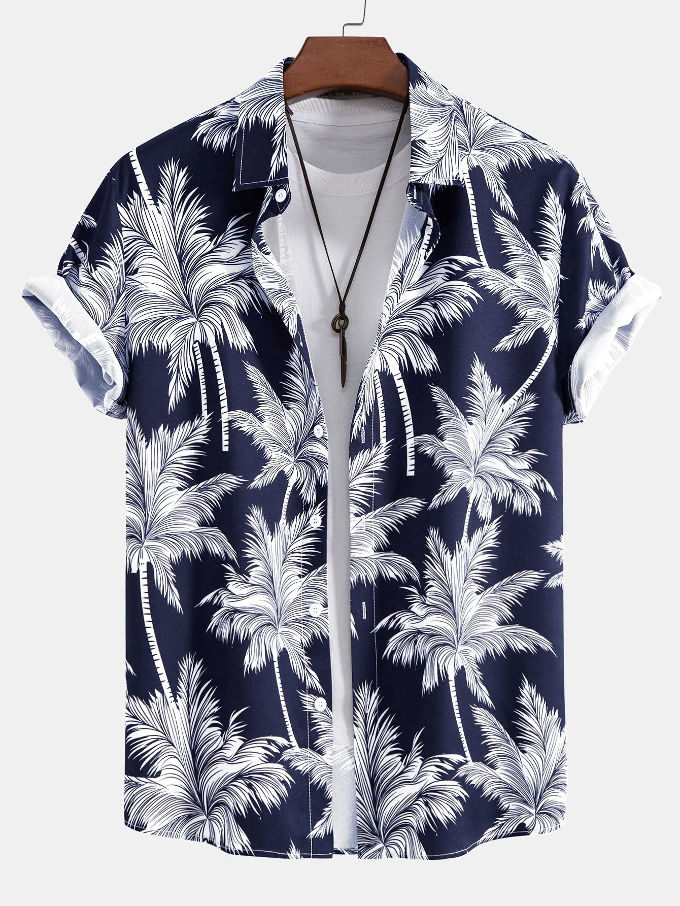Reed® | Palm Tree Print Button Up Shirt & Swim Short - Image 7