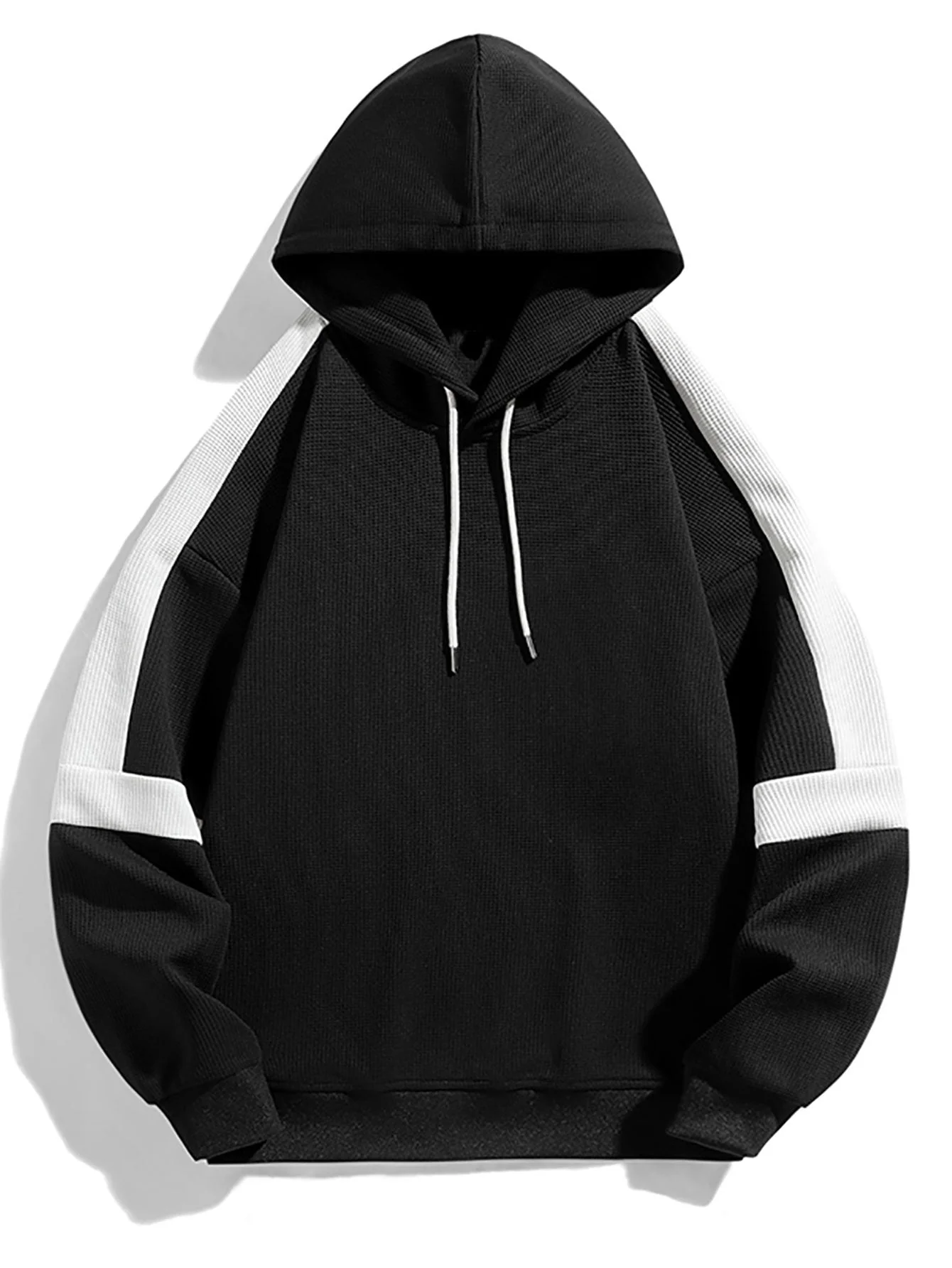 Remi | Color Block Waffle Hoodie - Image 5