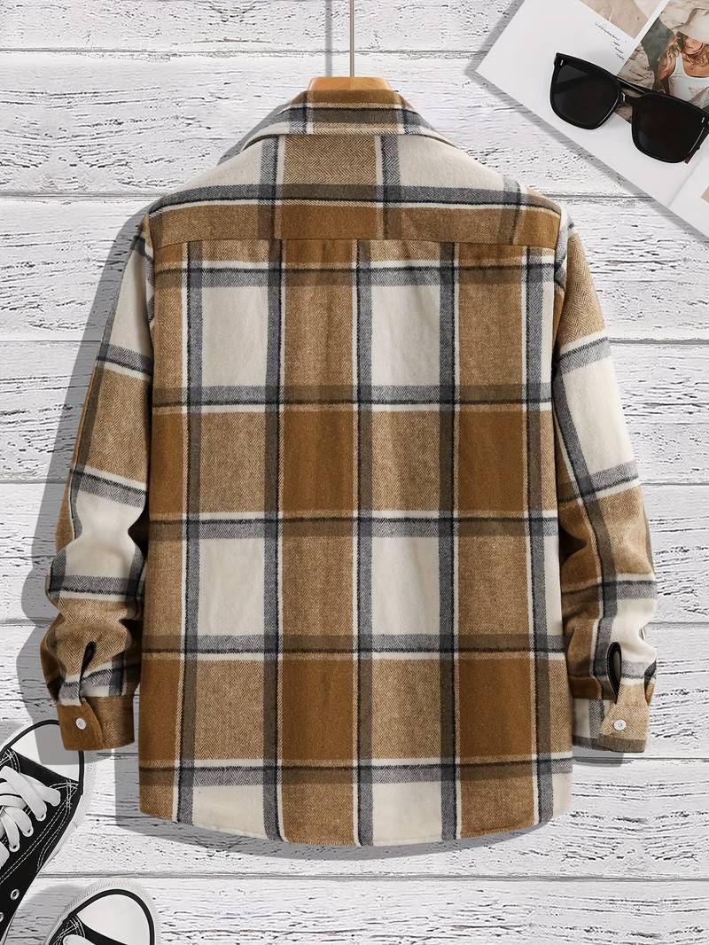 Remigio® | Chic Checked Shirt For Men - Image 4