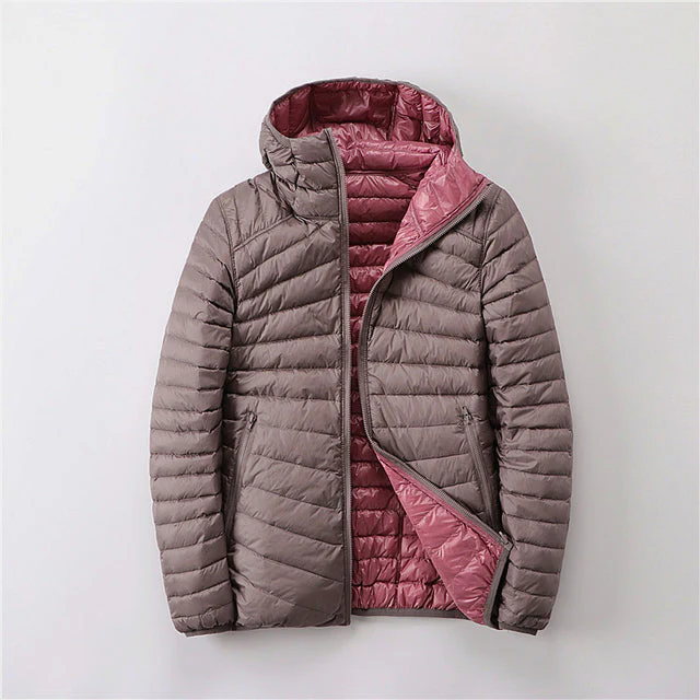 Rémulo | Waterproof women's winter jacket with quilted filling and hood - warm & windproof - Image 3