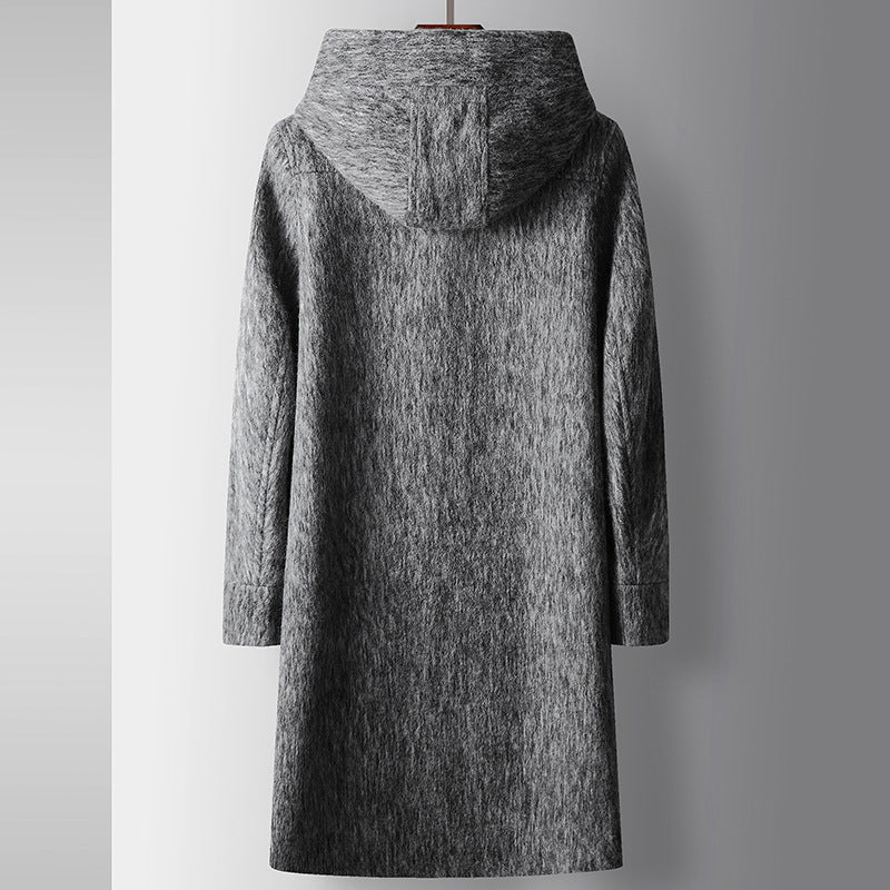 Renzo® | HOODED WOOL COAT - Image 5