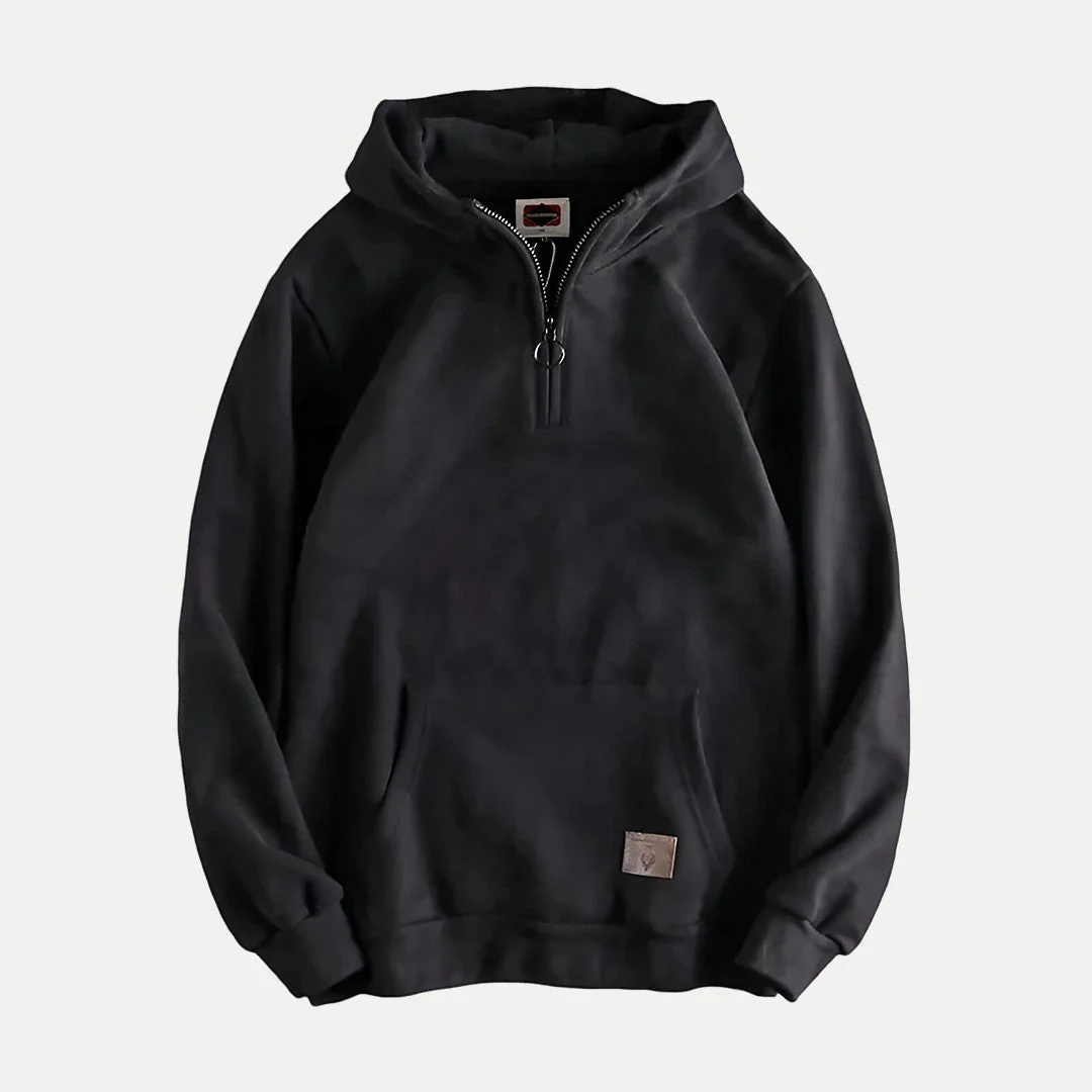 Renzo® | Men’s Half Zip Hoodies with Front Pocket - Image 3