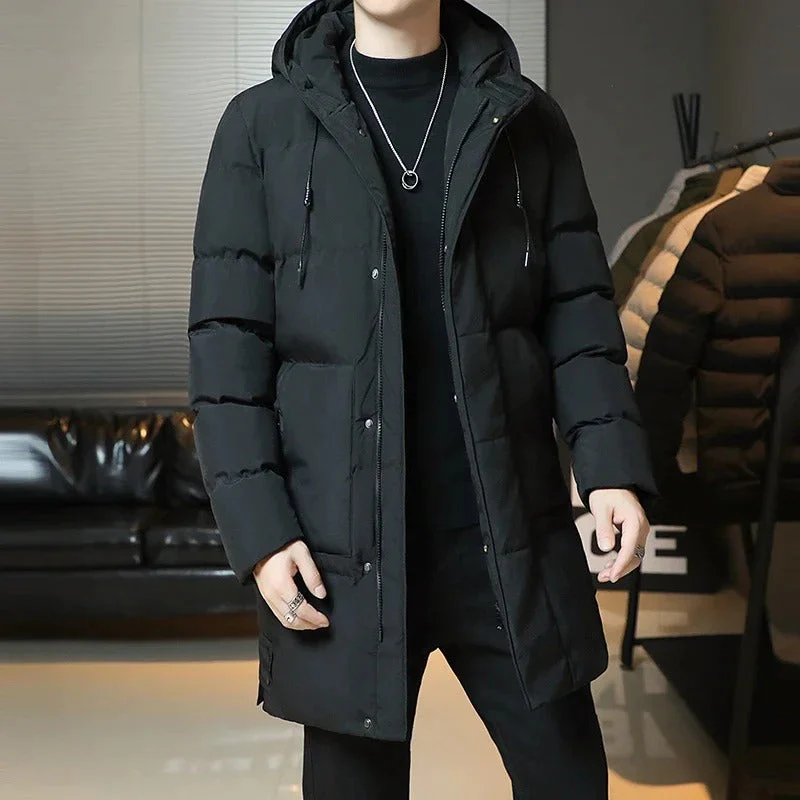 Renzo | Elegant long winter coat - Image 3