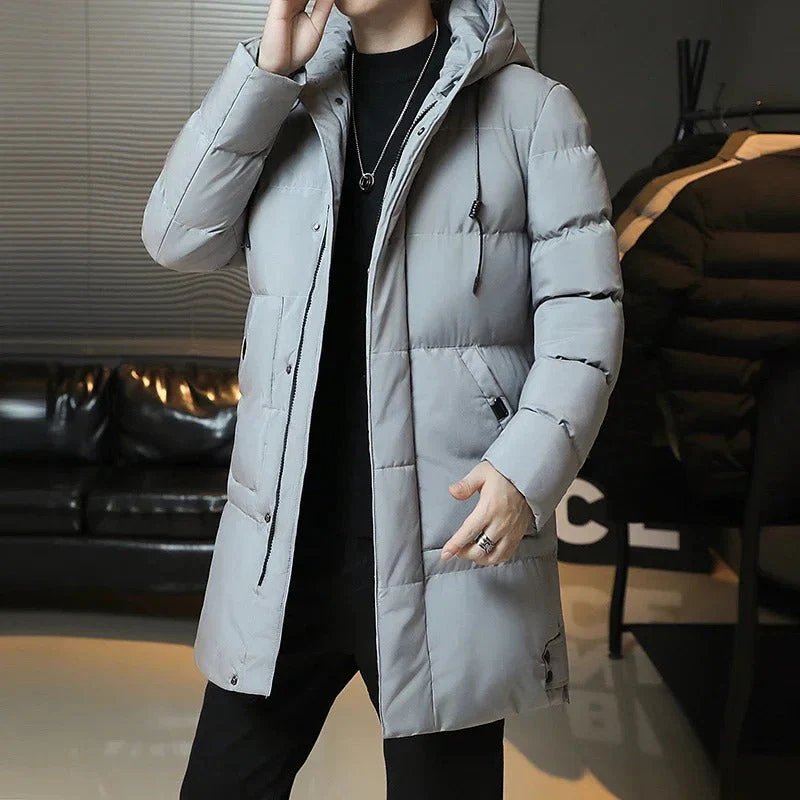 Renzo | Elegant long winter coat - Image 4