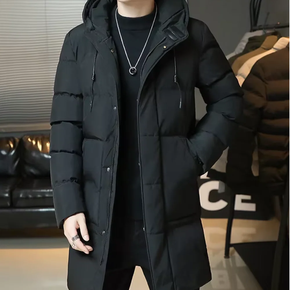 Renzo | Elegant long winter coat - Image 5