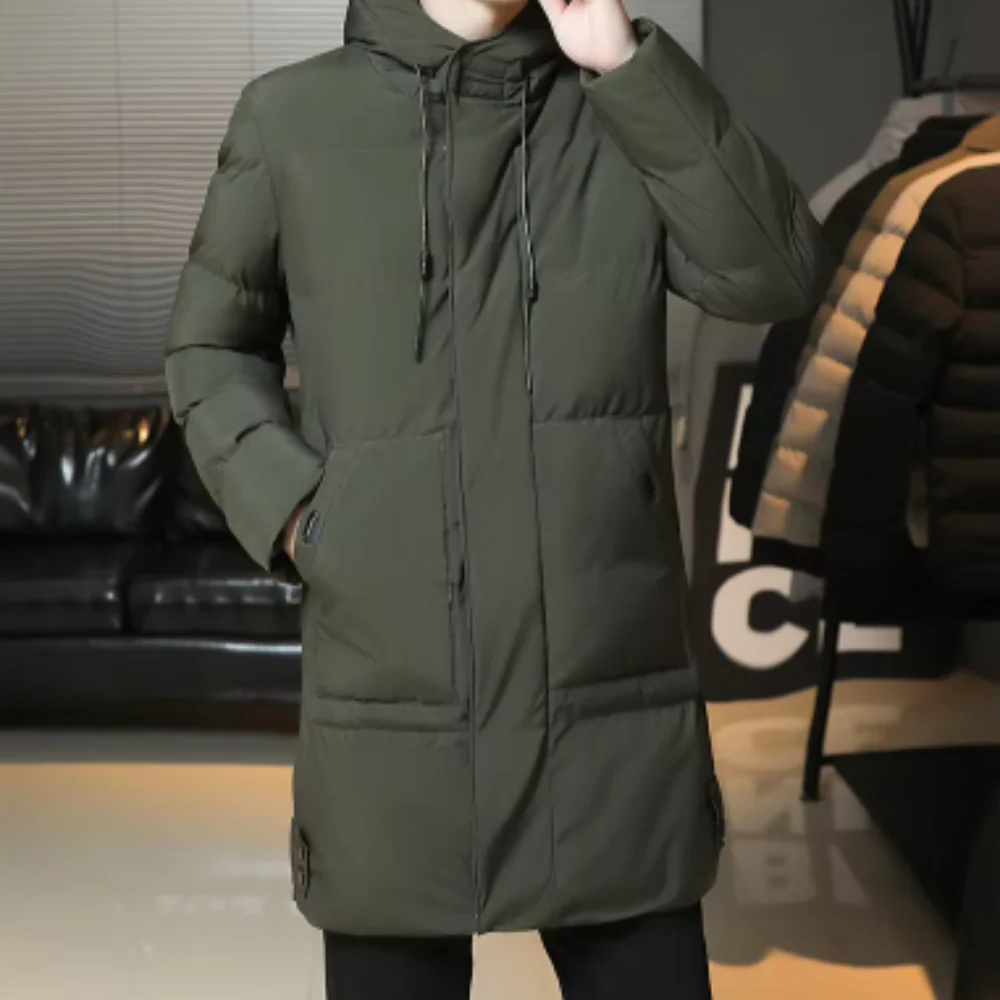 Renzo | Elegant long winter coat - Image 6