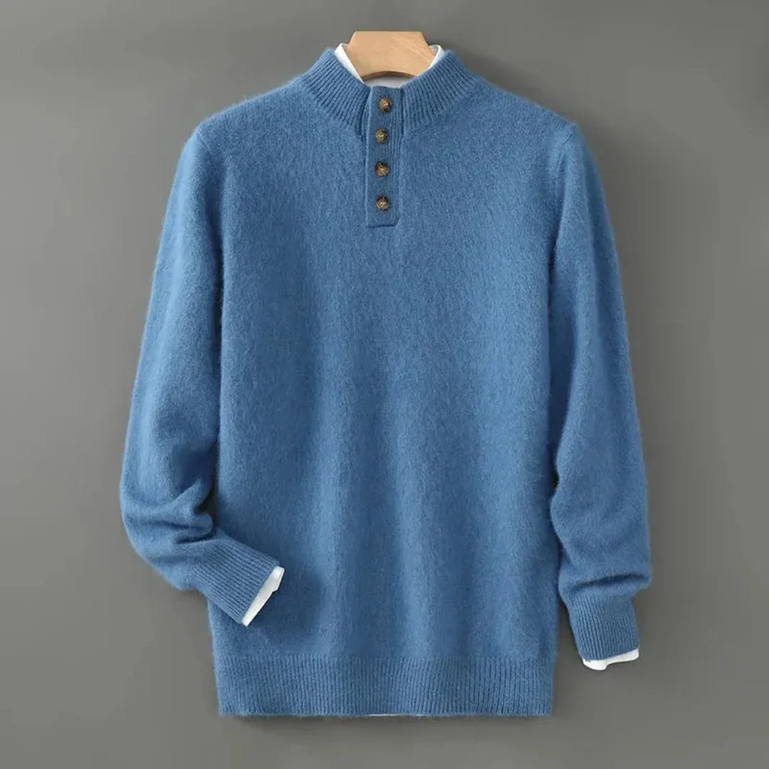 Renzo | Neck Cashmere Sweater - Image 2