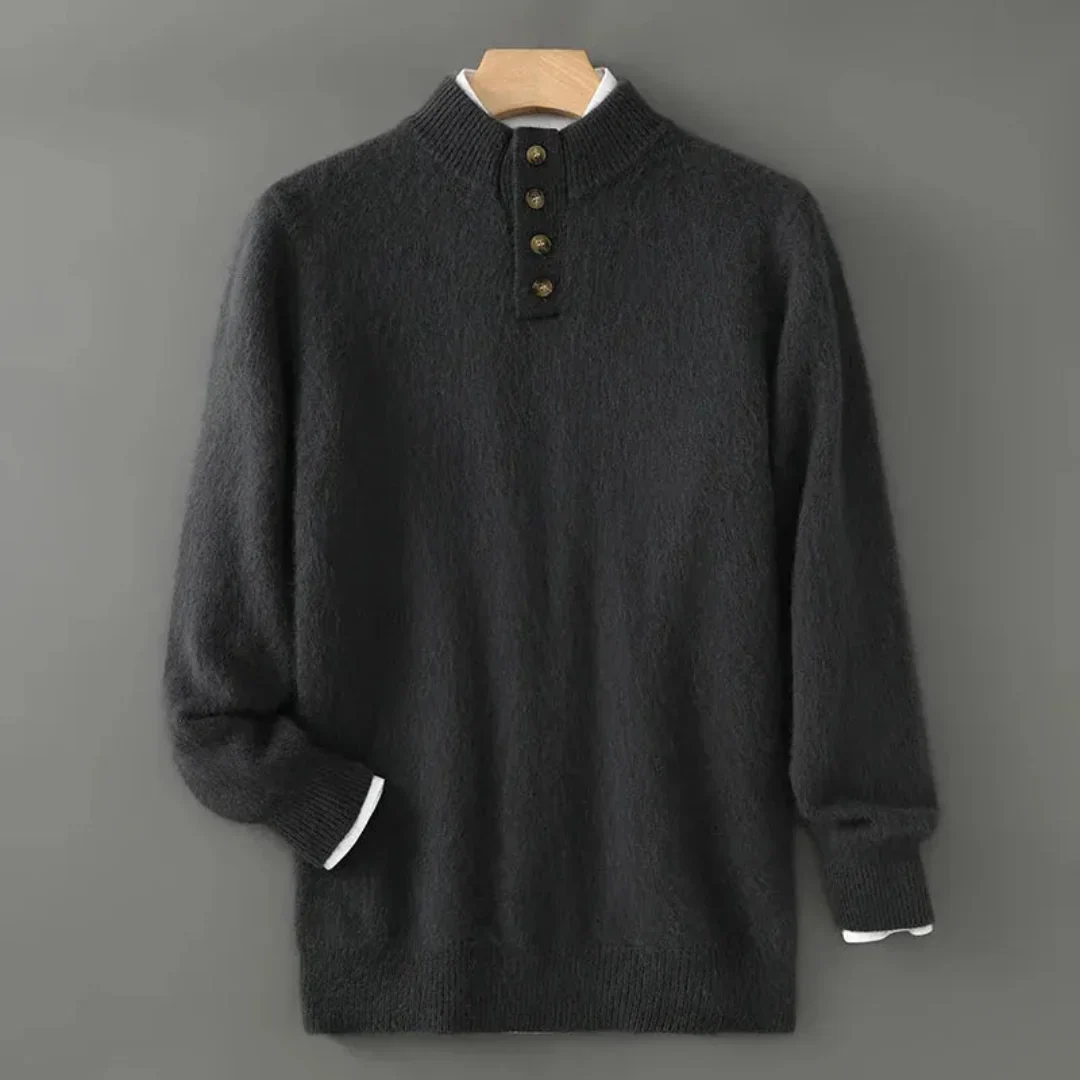 Renzo | Neck Cashmere Sweater - Image 3