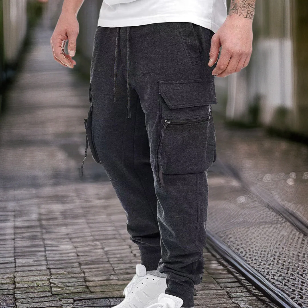 Restituto® | Fashionable Leisure Trousers In Cargo Design - Image 4