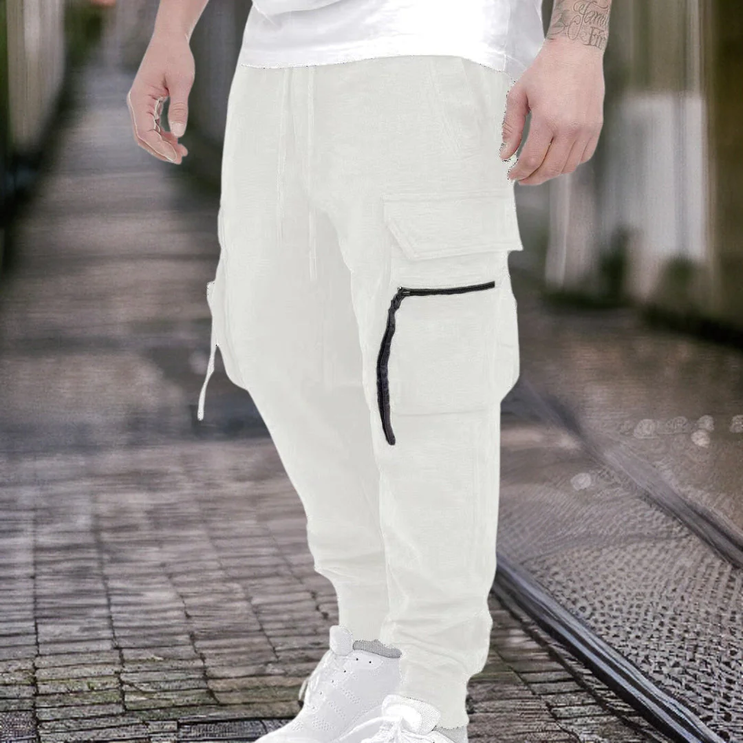Restituto® | Fashionable Leisure Trousers In Cargo Design - Image 7