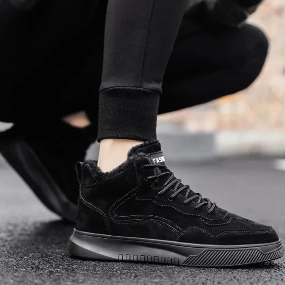 Reuben® | Men's Sporty High Top Winter Sneakers - Image 3