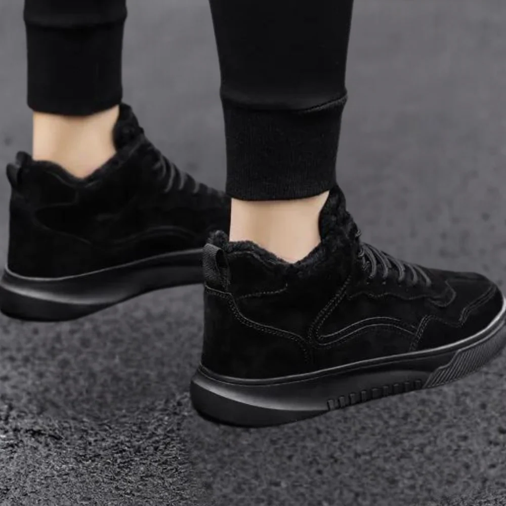 Reuben® | Men's Sporty High Top Winter Sneakers - Image 4