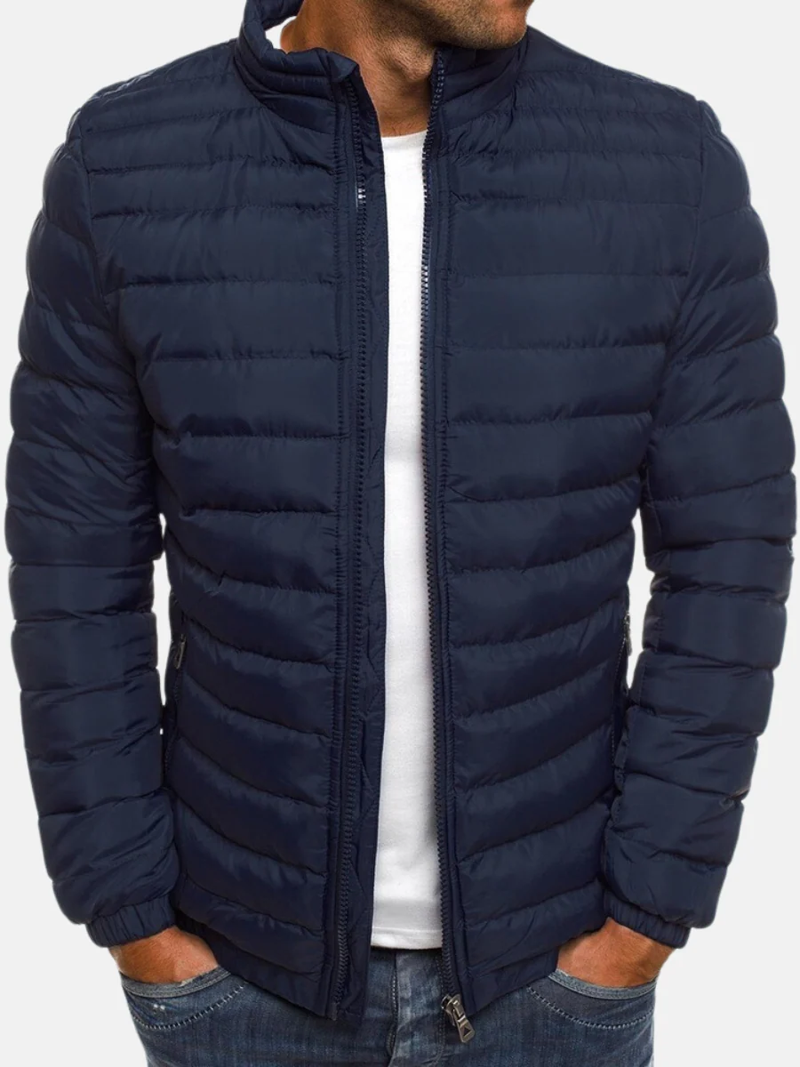 Rexo | Stylish quilted jacket with stand-up collar - Image 2