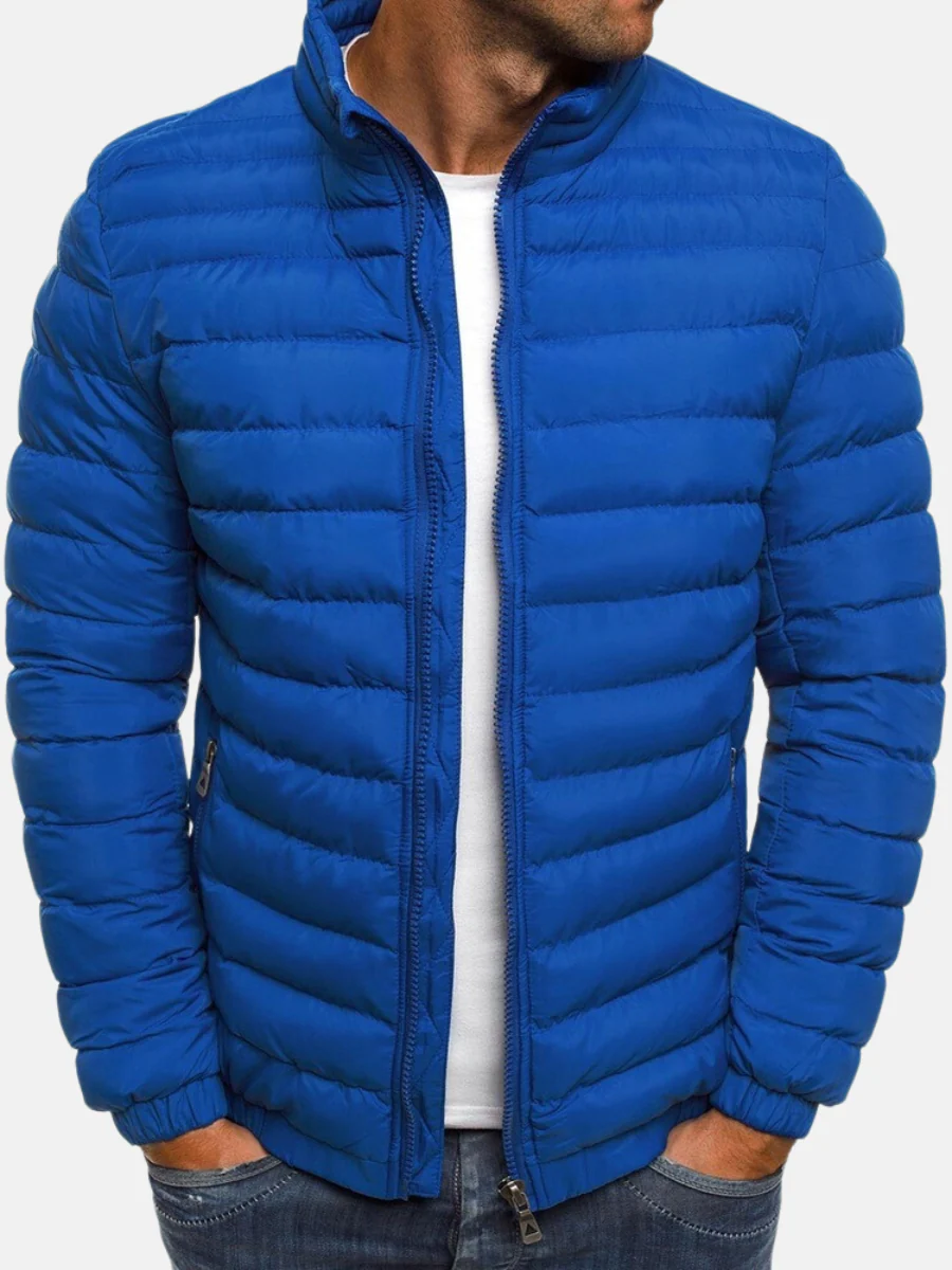 Rexo | Stylish quilted jacket with stand-up collar - Image 3