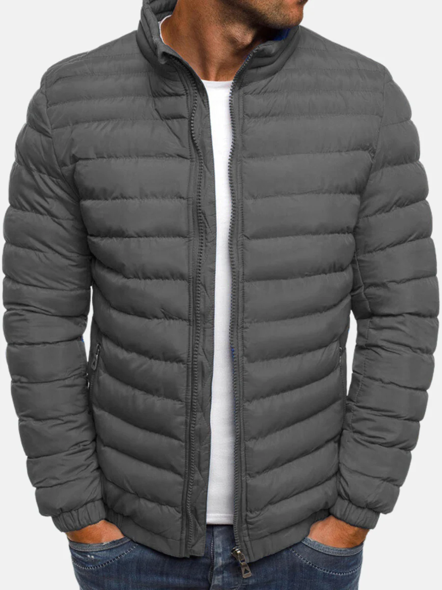 Rexo | Stylish quilted jacket with stand-up collar - Image 6