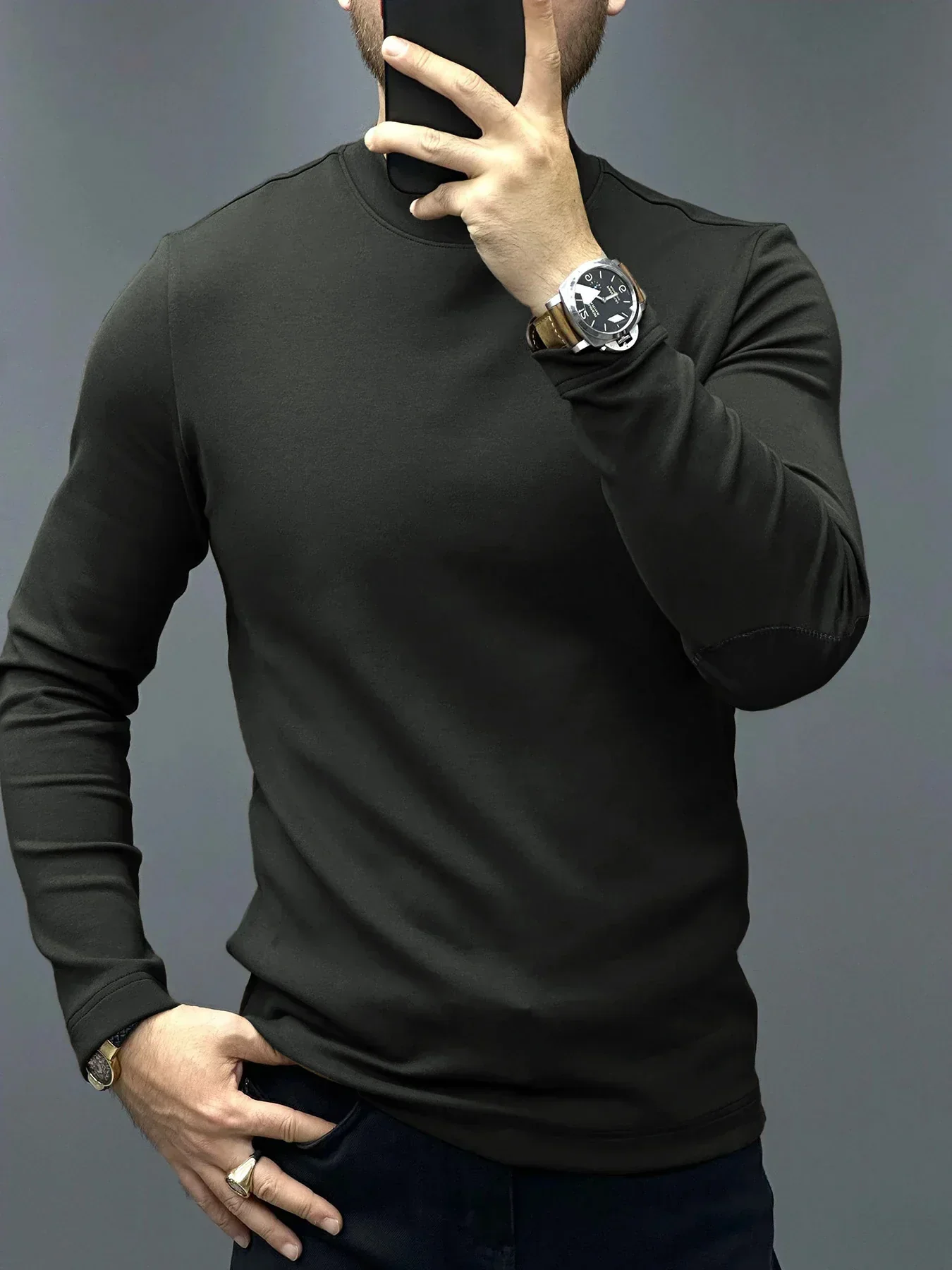 Rhett® | Close-fitting sweater with long sleeves - Image 23