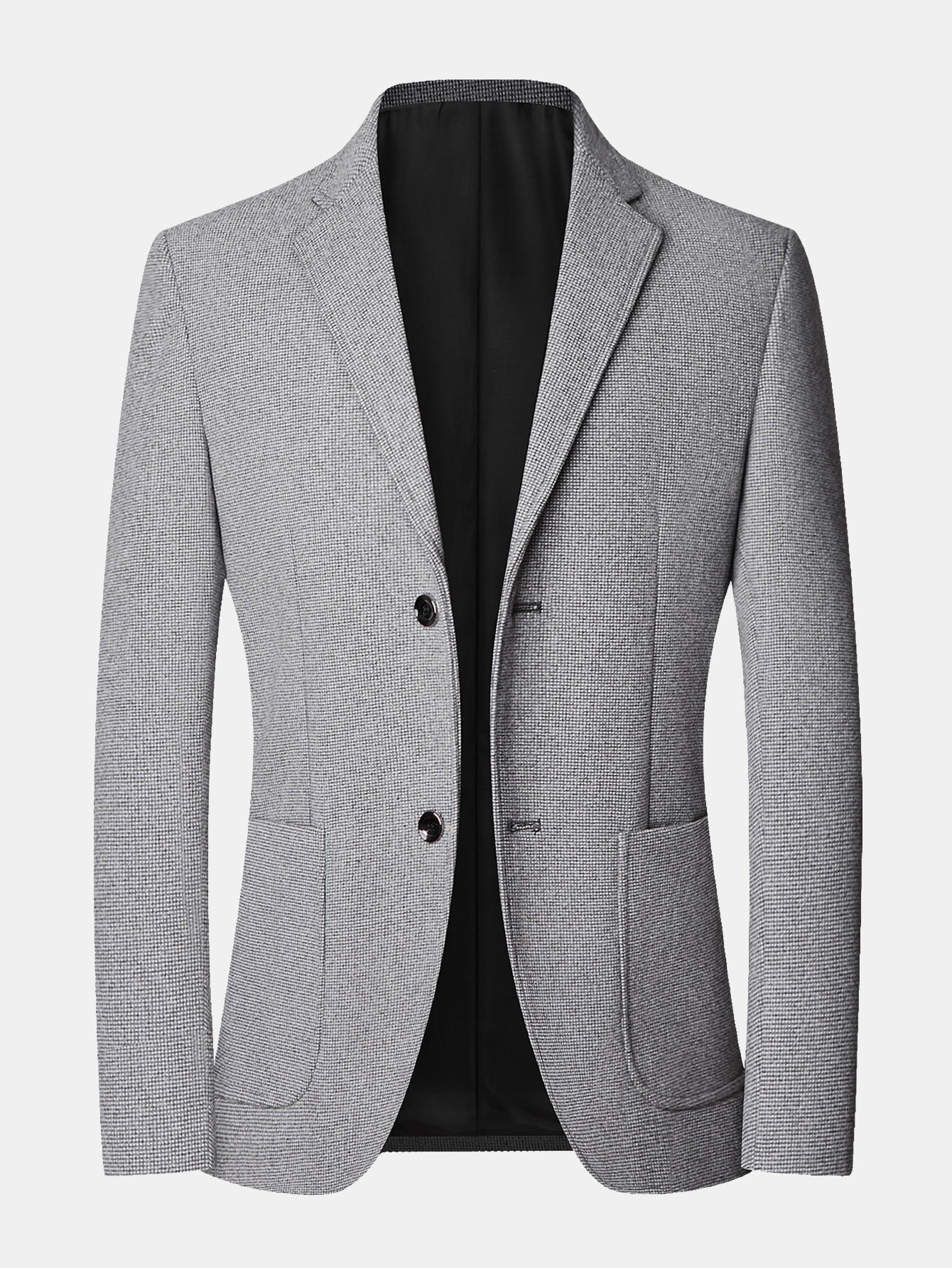 Rhys | Wool Look Fine Check Blazer - Image 5