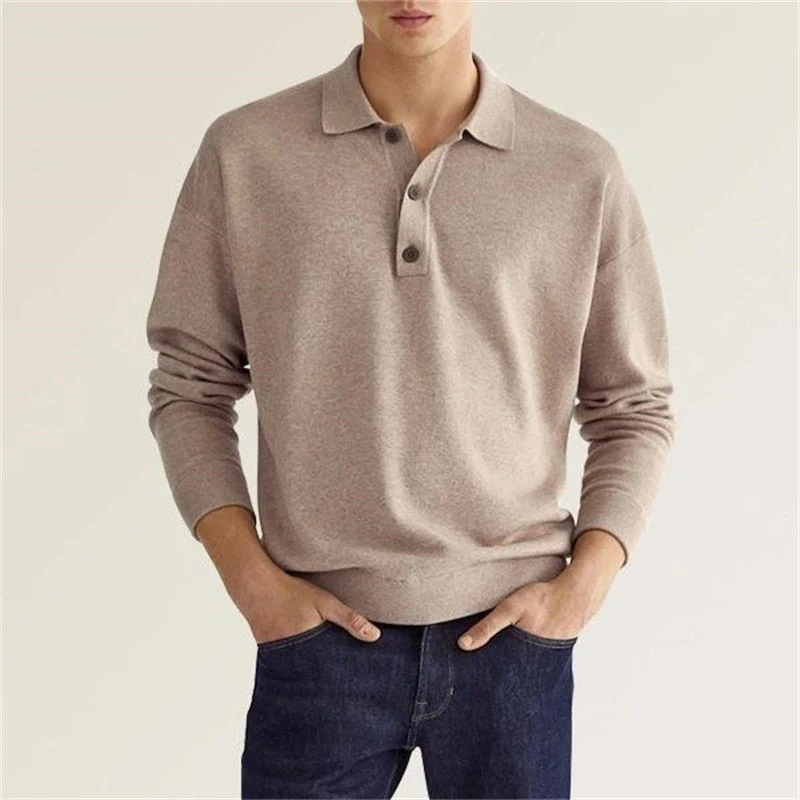 Ricardo® | Refined long-sleeved polo shirt - Image 3