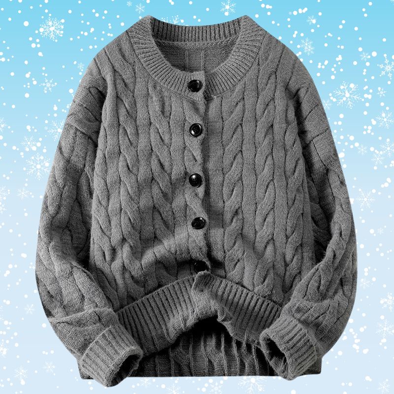 Ricardo® | Sweater with long sleeves and button - Image 4