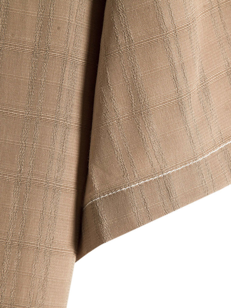 Ricardo® | Textured Fabric Stand Collar Shirt - Image 5