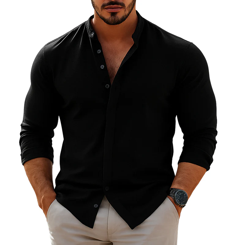 Ricardo | Men'S Casual Loose Long Sleeve Shirt - Image 3