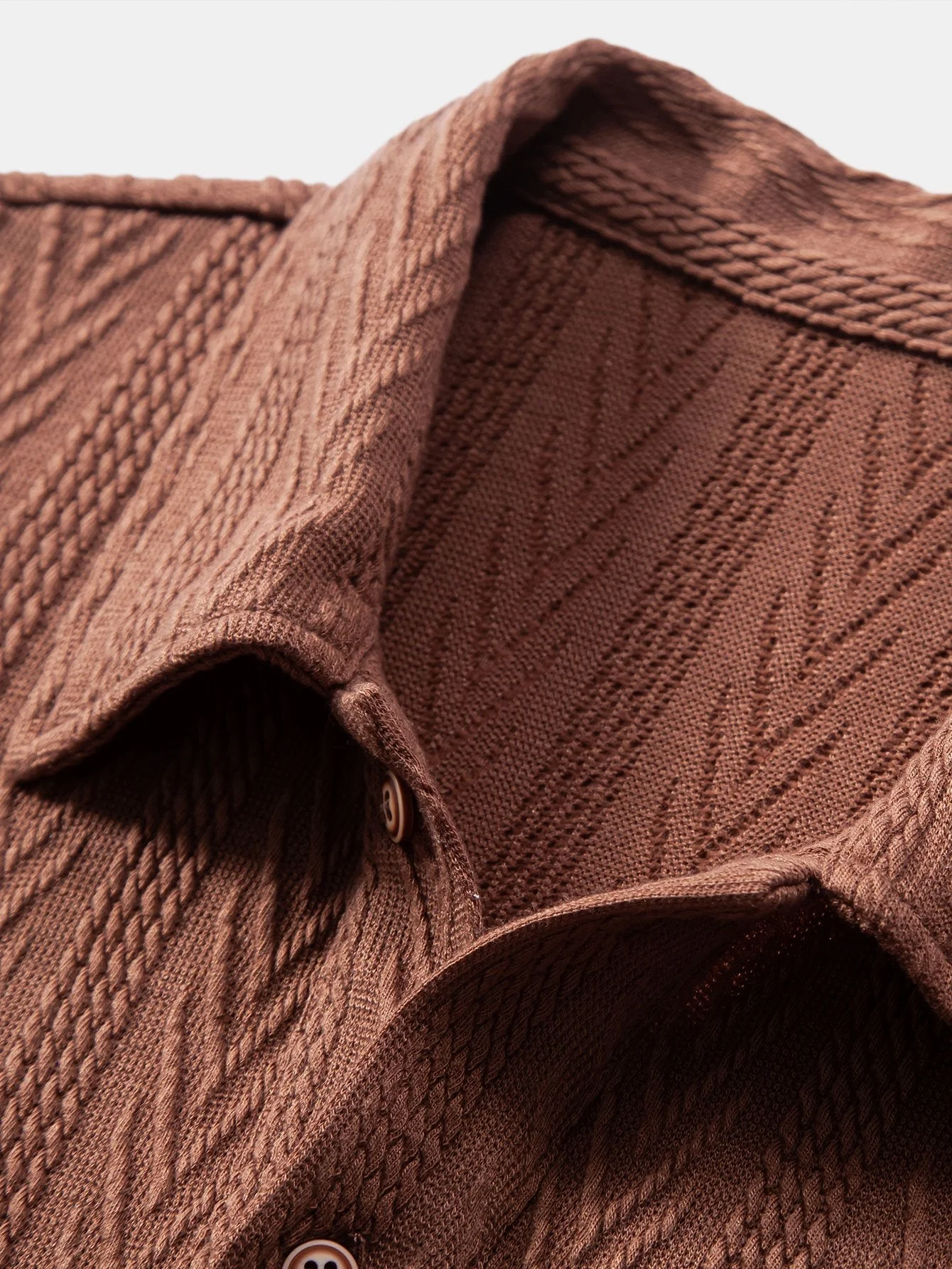 Richard® | Geometric Jacquard Knitted Polo - Image 12
