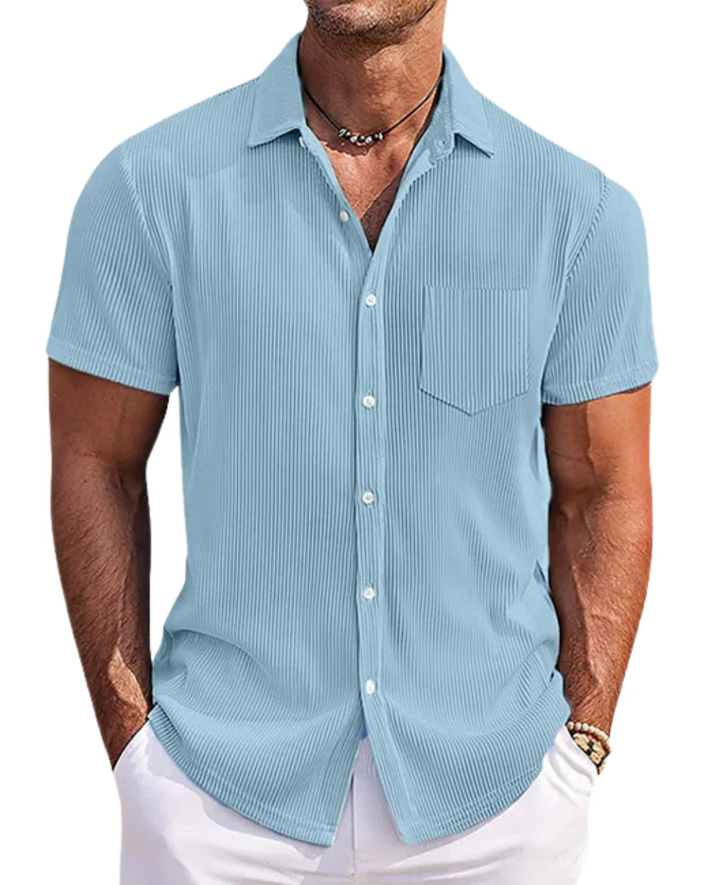Richard | Elegant Striped Summer Shirt