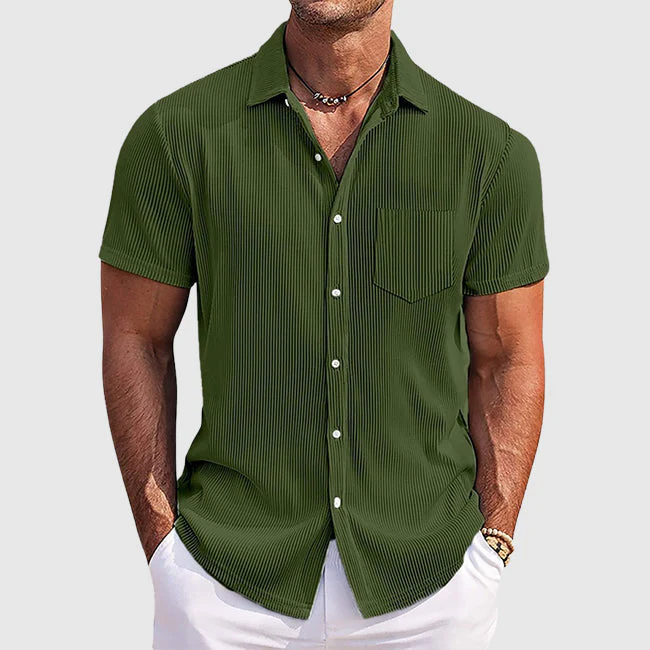 Richard | Elegant Striped Summer Shirt - Image 2