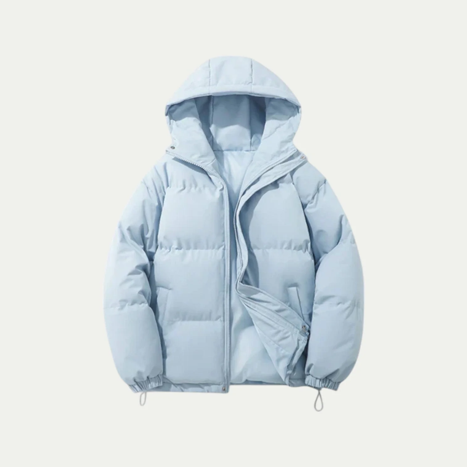 Ringo | Unisex down quilted jacket with hood and thermal insulation - Image 2