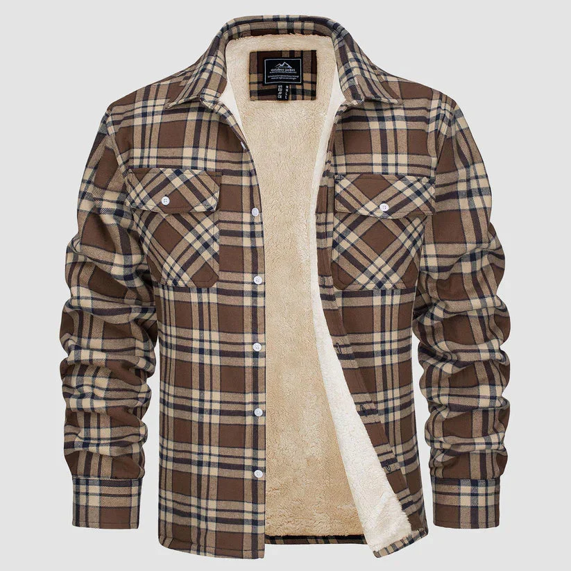 River® | Fleece-Lined Flannel Shirt For Men - Image 2