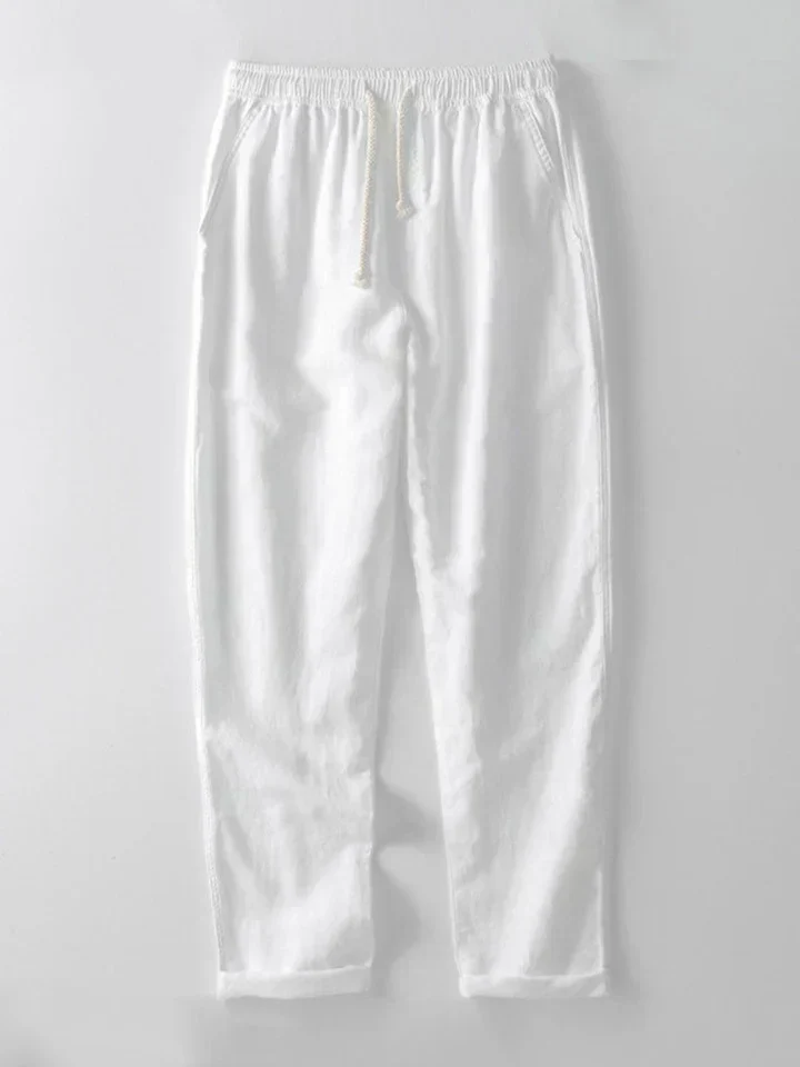 River | Linen blend shirt and straight pants set - Image 11