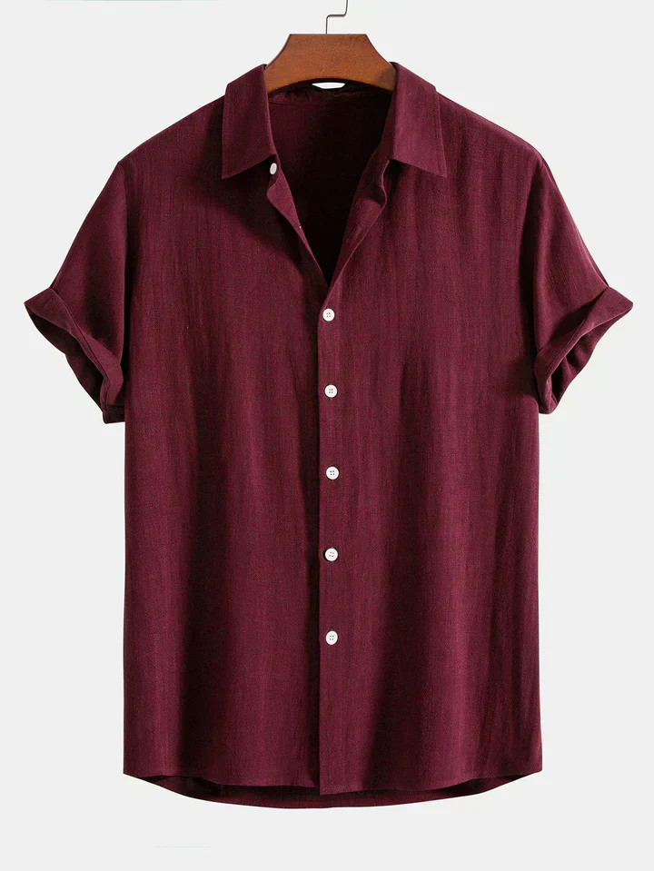 River | Linen blend shirt and straight pants set - Image 15